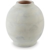 image:imageSignature Design by Ashley Clayson Vintage Indoor 12 Distressed Ceramic Tabletop Vase Beige amp Light Green1025 W x 1025 D x 12 H