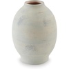 image:imageSignature Design by Ashley Clayson Vintage Indoor 12 Distressed Ceramic Tabletop Vase Beige amp Light Green7 W x 7 D x 10 H