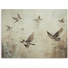 image:imageSignature Design by Ashley Collmund Art Deco Gallery Wrapped Canvas Wall Art 48 x 36 Inches Gray amp Light Brown
