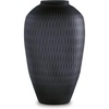 image:imageSignature Design by Ashley Etney 105 Contemporary Glass Vase Almost Black10 in