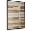 image:imageSignature Design by Ashley Framed Canvas Wall Art 36x48 Neutral Abstract