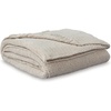 image:imageSignature Design by Ashley Gold Chenille Throw Blanket Soft Chunky KnitBeige