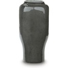 image:imageSignature Design by Ashley Kierlain Vase Gray Glass Decorative Vase with Black Speckles Classic Silhouette for Faux and Dried Florals 638 W x 425 D x 1538 HGray  Black