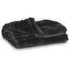 image:imageSignature Design by Ashley Lightweight Knit Cotton Throw Blanket GrayBlack