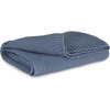 image:imageSignature Design by Ashley Lightweight Knit Cotton Throw Blanket GrayBlue
