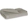 image:imageSignature Design by Ashley Lightweight Knit Cotton Throw Blanket GrayGray