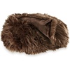 image:imageSignature Design by Ashley Luxury Brown Faux Fur Throw Blanket 50x60