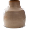 image:imageSignature Design by Ashley Millcott Casual Ceramic Reactive Glaze Finished Vase Tan