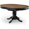 image:imageSignature Design by Ashley Phillinger Casual Dining Butterfly Extension Table Seats up to 6 Medium Brown amp Black