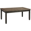image:imageSignature Design by Ashley Rectangular Farmhouse Dining Table 6 DrawersAlmost Black