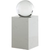 image:imageSignature Design by Ashley Sellner Sculpture Clear Crystal and White Marble Sculpture Minimalist Modern Accent for Contemporary Shelves Consoles and Tabletops 5 W x 5 D x 1225 H5 W x 5 D x 1425 H