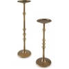 image:imageSignature Design by Ashley Tall Antique Brass Pillar Candle Holder Set