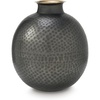 image:imageSignature Design by Ashley Tall Hammered Metal Flower Vase PewterGold