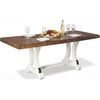 image:imageSignature Design by Ashley Valebeck 1Piece Dining Table Farmhouse TrestleStandard Rectangular