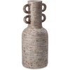 image:imageSignature Design by Ashley Wellbridge Traditional Indoor Abstract Terra Cotta Tabletop Vase with Handle White amp Light Brown