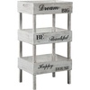 image:imageSignature Design by Ashley Yulton Farmhouse Shelf with Storage Trays Antique White