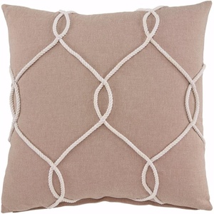 image:imageAshley Furniture Signature Design  Lessel Rope Decorative Throw Pillow Cover  Comfortable Cotton  Traditional  Natural