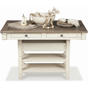 image:imageSignature Design by Ashley 1Piece Counter Height Dining Table with StorageWhitewash