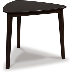 image:imageSignature Design by Ashley 1Piece Small Triangle Dining Table Merlot