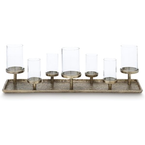 image:imageSignature Design by Ashley Antique Brass Hurricane Candle Holder