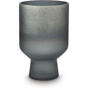 image:imageSignature Design by Ashley Antiqued Blue Tall Glass Vase Large 1225Antique Blue