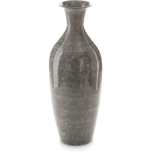 image:imageSignature Design by Ashley Brockwich Traditional 16 Inch HighGloss Vase Gray