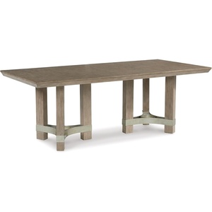 image:imageSignature Design by Ashley Chrestner Contemporary Rectangular Dining Room Table Brown Finish