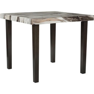 image:imageSignature Design by Ashley Counter Height Dining Table Square Faux Marble