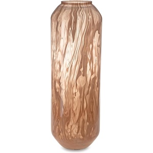 image:imageSignature Design by Ashley Dushby Vase Blown Glass Vase With Blush Pink Swirl Finish Modern Accent for Faux and Dried Florals 688 W x 688 D x 95 H688 W x 688 D x 20 H