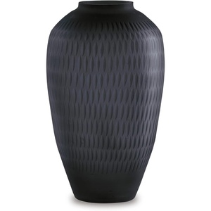 image:imageSignature Design by Ashley Etney 105 Contemporary Glass Vase Almost Black10 in