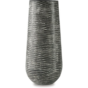 image:imageSignature Design by Ashley Fynn 21 Contemporary Metal Vase Antique WhiteAntique Gray