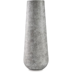 image:imageSignature Design by Ashley Fynn 21 Contemporary Metal Vase Antique WhiteAntique White