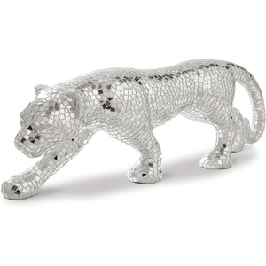 image:imageSignature Design by Ashley Glass Panther Sculpture Silver 30Inch Statue