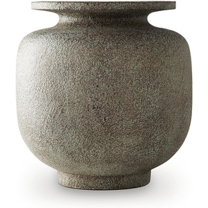 image:imageSignature Design by Ashley Jedwick Polyresin Rustic Vase Gray BrownGray  Dark Brown