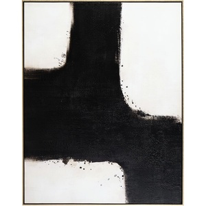 image:imageSignature Design by Ashley Large Framed Abstract Canvas Wall Art 50 Inch