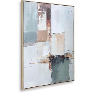 image:imageSignature Design by Ashley Large Framed Abstract Canvas Wall Art Neutral