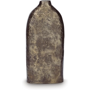 image:imageSignature Design by Ashley Wallmond 13Inch Antique Brass Bottle VaseAntique Brown