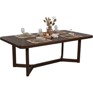 image:imageSignature Design by Ashley Yingden 1Piece Extendable Dining Table BrownDark Brown