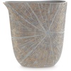 image:imageSignature Design by Ashley 15Inch Tall Polyresin Gold Flower VaseMetallic  Gray