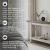 image:imageSignature Design by Ashley 1Piece Farmhouse Sofa Table Flip TopGrayWhite