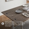 image:imageSignature Design by Ashley 1Piece Farmhouse Sofa Table Flip TopGrayWhite
