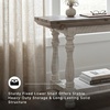 image:imageSignature Design by Ashley 1Piece Farmhouse Sofa Table Flip TopGrayWhite