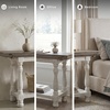 image:imageSignature Design by Ashley 1Piece Farmhouse Sofa Table Flip TopGrayWhite