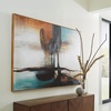 image:imageSignature Design by Ashley Brunonia Modern Framed Wall Art 47 x 71 Inches Green Orange amp Black