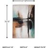 image:imageSignature Design by Ashley Brunonia Modern Framed Wall Art 47 x 71 Inches Green Orange amp Black