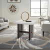 image:imageSignature Design by Ashley Burkhaus End Table Marble and Wood