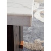 image:imageSignature Design by Ashley Burkhaus End Table Marble and Wood