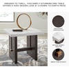 image:imageSignature Design by Ashley Burkhaus End Table Marble and Wood