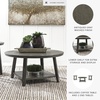 image:imageSignature Design by Ashley Caitbrook Neutral 3 Piece Table Set with Coffee amp 2 End Tables Grayish BrownBrown