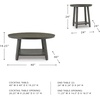 image:imageSignature Design by Ashley Caitbrook Neutral 3 Piece Table Set with Coffee amp 2 End Tables Grayish BrownBrown